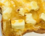３種チーズ＆はちみつかけトースト作り方4写真