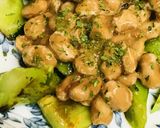 毎日の納豆●納豆とブロッコリーの茎炒め作り方4写真
