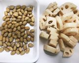 デリ風 れんこんと大豆のバルサミコソテー作り方1写真