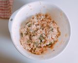 お弁当にもオススメ!ふわふわ鶏つくね作り方2写真