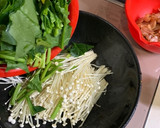 ベーコンとほうれん草エノキ茸のバター炒め作り方4写真