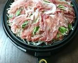 ホットプレートで簡単 豚バラと野菜蒸し作り方4写真