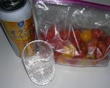 冷凍プチトマトの天才的使い方（ビール編）作り方1写真