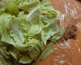 豚肉とキャベツのさっぱり梅おろし和え作り方1写真