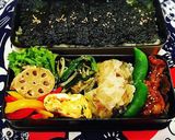 韓国のりの、のりノリ弁当!作り方2写真