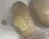 蒸し鶏とゆで卵のポテトサラダ作り方4写真