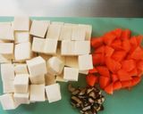 やさしい味わい♪高野豆腐とツナの煮物作り方1写真