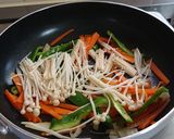 簡単夕食!お肉(牛肉、豚肉、鶏肉)野菜炒作り方4写真