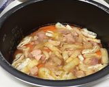 焼き鳥缶炊き込みご飯作り方3写真