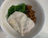 介護食にも☆きゅうりと納豆とろろ温玉のせ作り方5写真