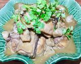 鶏肉ときのこのココナッツジュース煮作り方10写真