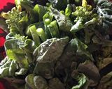 超簡単絶品！菜の花のにんにく炒め作り方1写真