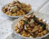 大豆・椎茸・大葉のオリーブ油炒め♪作り方6写真