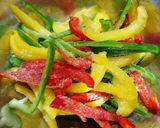 春雨入り肉と野菜のオイスターソース炒め作り方2写真
