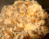 つくだ煮でつくる春の炊き込みご飯作り方4写真