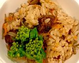 つくだ煮でつくる春の炊き込みご飯作り方5写真