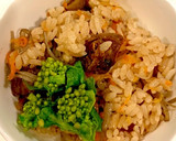 つくだ煮でつくる春の炊き込みご飯作り方5写真