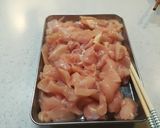 新玉ねぎと鶏むね肉のマリネ作り方1写真