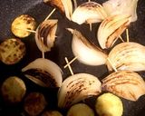 切って焼くだけ！春野菜の温サラダ作り方2写真