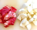 大根と豚バラのうま煮 *☻*作り方2写真