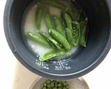 翡翠色のお豆ごはん作り方3写真
