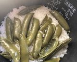 翡翠色のお豆ごはん作り方4写真