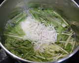 ダイエット！やせるお味噌汁☆水菜しらす作り方3写真
