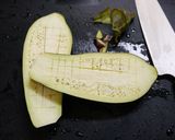 レンジで簡単！茄子のクリームチーズ焼き作り方1写真