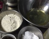 ラムレーズンのシフォンケーキ4号×2台分作り方1写真
