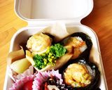 春満開☆天むす☆おにぎり弁当作り方3写真