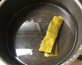 カンパチと蓮根の煮物作り方1写真