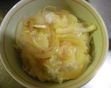 たっぷり三つ葉のかつ丼(^^♪作り方3写真