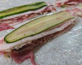 豚肉と胡瓜の重ね蒸し作り方8写真