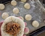 桜の塩漬けと赤鳥居みその大豆餡ぱん作り方7写真