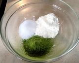 抹茶シート(折り込みパン用)作り方1写真