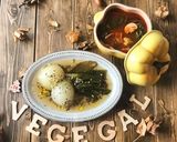 葉玉ねぎのハーブ煮込フラックスオイル作り方4写真