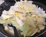 鶏モモ肉とキャベツのクリーム煮作り方4写真