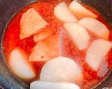 はんぺんと大根だけ！おでんみたいな味噌汁作り方4写真
