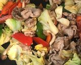 簡単♡豚ばら肉とキャベツの甜麺醤炒め♡作り方8写真
