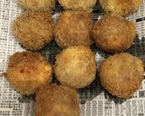 業務スーパー冷凍肉だんごをチキンフライに作り方8写真