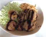 業務スーパー冷凍肉だんごをチキンフライに作り方9写真