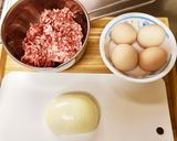 簡単☆時短 ミンチでオムレツ?作り方1写真