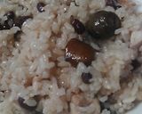 簡単おこわ、小豆の水煮とあられと甘栗で作り方8写真