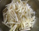 青のり香る★うどの皮の塩キンピラ作り方6写真