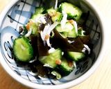 きゅうりと都こんぶの梅肉和え作り方4写真