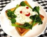 ブロッコリー卵トースト作り方7写真