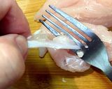 ささみ肉の漬け込み焼き作り方1写真