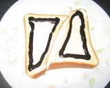 チョコバナナトースト作り方2写真
