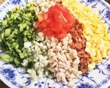 私のコブサラダ Cobb Salad作り方3写真