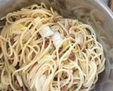 浅漬け納豆の冷製パスタ作り方3写真